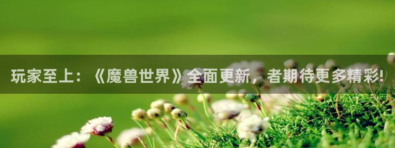 赢咖娱乐官方登录网址：玩家至上：《魔兽世界》全面更新，者期待