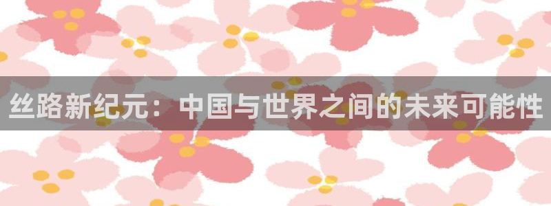 赢咖娱乐是什么：丝路新纪元：中国与世界之间的未来可能性