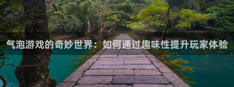 赢咖娱乐平台登录线路：气泡游戏的奇妙世界：如何通过趣味性提升