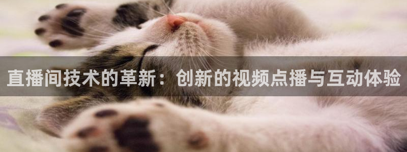 新体球即时比分新球体育：直播间技术的革新：创新的视频点播与互动体验